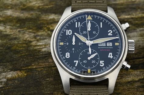 iwc spitfire chronograph lug to lug|iwc spitfire watch.